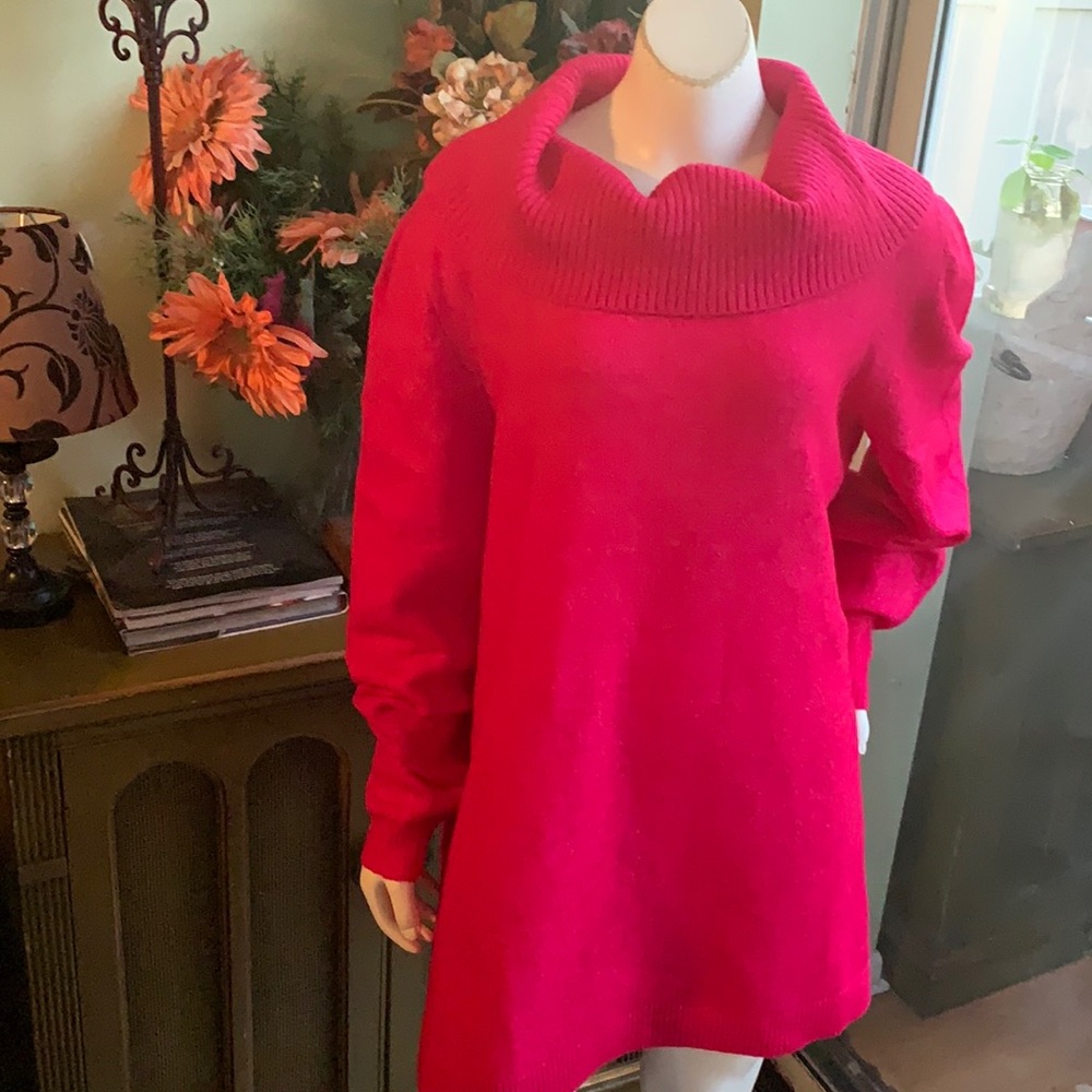 Lane Bryant Cowl Neck Tunic Sweater